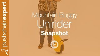 Mountain Buggy unirider Snapshot Review [upl. by Gordan]