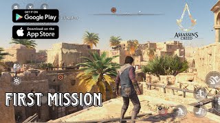 Assassins Creed Mirage Mobile Gameplay part 2  First mission [upl. by Ahsekin]