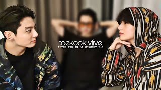 taekook  VLIVE After PTD In LA Concert d1 [upl. by Aehs]