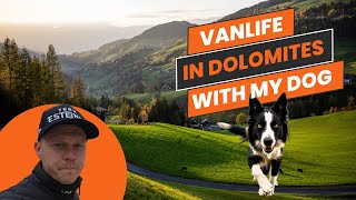 Vanlife in the Dolomites with my Border Collie ENG subtitles [upl. by Mingche669]