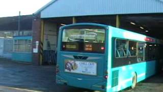 Buses in Rhyl December 2009 [upl. by Eniamrej]