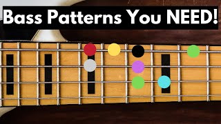 ESSENTIAL Bass Patterns Every Bassist Should Know [upl. by Orabla]