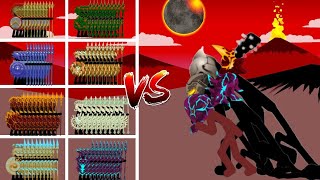 MODE ALL SPEARTON VS SUPER GIANT BOSS  HACK STICK WAR LEGACY [upl. by Sharity365]