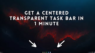 How to Make Taskbar Transparent Windows 10 and 11 2024 [upl. by Nicholas683]