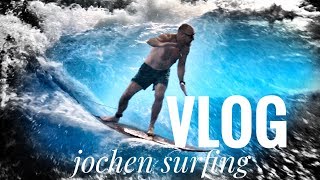 VLOG Jochen Schweizer surft [upl. by Dusa166]