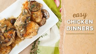 3 HEALTHY Chicken Dinners  Dinner Made Easy [upl. by Novhaj]