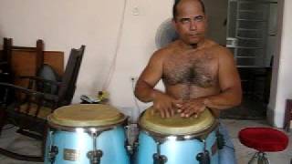 Congas Lessons with El Panga  calentamiento warming [upl. by Courtnay]