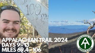 100 miles in first state down  Appalachian Trail 2024  Days 9  13 [upl. by Terag586]