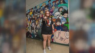 Killeen ISD graduate goes viral on TikTok for mural [upl. by Cleopatre]