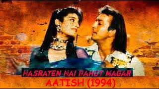 Hasratein Hain Bahut Magar Aatish 1994 Kumar Sanu amp Sadhana Sargam  Nadeem Sharavan  320Kbps [upl. by Island721]