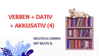 Verben mit Dativ  Akkusativ 4 learngerman deutsch lernen grammar b1 b2 [upl. by Strickler]