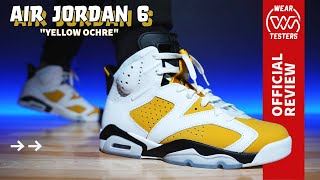 Air Jordan 6 Yellow Ochre [upl. by Nomolas]