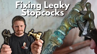 How To Fix a Leaking Stopcock Quickly and Easily  Plumbing DIY [upl. by Elle]