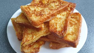 If you have toast 2 eggs and milk at home you can make a delicious breakfast French toast recipe [upl. by Ecnarret293]