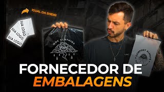 EMBALAGENS PERSONALIZADAS PRA SUA MARCA DE ROUPAS  FORNECEDORES [upl. by Animrac]