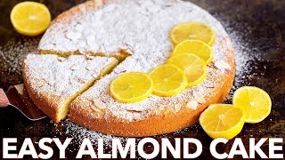 Easy Almond Cake Recipe Gluten Free Cake [upl. by Acilegna]