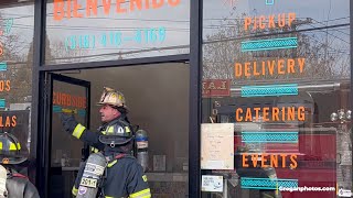 South Hempstead Fire at Curbside Restaurant Long Beach Road 31522 [upl. by Waechter904]