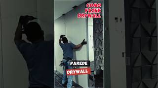 Como fazer parede Drywall  Drywall Drywall [upl. by Newra]