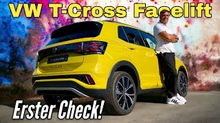 VW TCross 2024 Was kommt 2024 neu Das Facelift im Check mit Sitzprobe  alle Informationen [upl. by Reave]