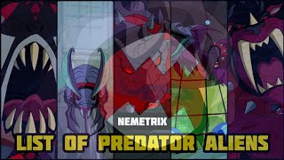 Nemetrix  List of predator aliens  Tennyson Castle தமிழ் [upl. by Epilif]