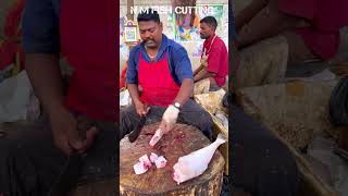 LEATHER JOCKET 🐟 KASIMEDU SPEED SELVAM MASS CUTTING SKILLS speedselvamcutting [upl. by Eniawed]