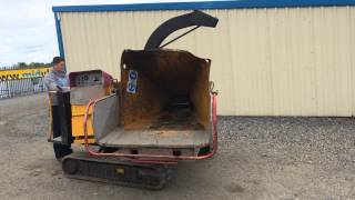 SCHLIESING 440 MX TRACKED WOOD CHIPPER [upl. by Azyl]