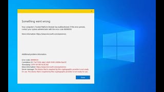 How to Fix Microsoft 365 Apps error “Trusted Platform Module malfunctioned” [upl. by Akered385]