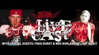 LIMP BIZKITs Fred Durst amp Wes Borland Awkward Interview on the Metal Injection Livecast [upl. by Narmi]