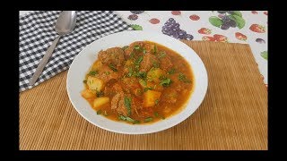 Gulas cu carne de vitagulas unguresc [upl. by Bitthia]