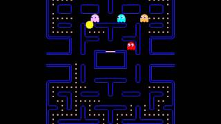 Arcade Game PacMan 1980 Namco Midway License for US release [upl. by Annaj]