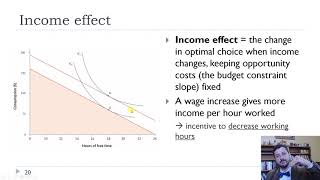 Ch3Higher Wages and the Income and Substitution Effects [upl. by Ostap887]