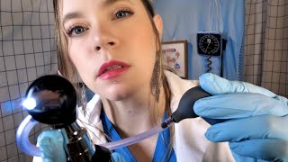 ASMR Hospital Audiologist Ear Exam with Ear Ultrasound amp Hearing Tests [upl. by Enahc218]