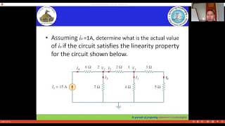 Linearity Property example 2 CKT201 [upl. by Orfinger39]