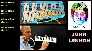 Imagine  JOHN LENNON GLOCKENSPIEL  TASTIERA [upl. by Surbeck888]