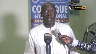 Le bel hommage du professeur Abdoulah Cissé à un collaborateur feu Mamadou Sarr [upl. by Eyak663]