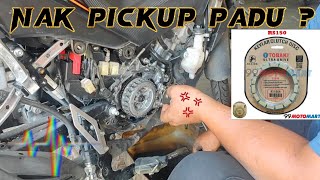 RS150 RSX tukar clutch plate tobaki  pickup padu [upl. by Scuram]