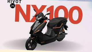 Rivot NX100 India’s Longest Range Electric Scooter Launched In India 100500Km Range [upl. by Bannerman]