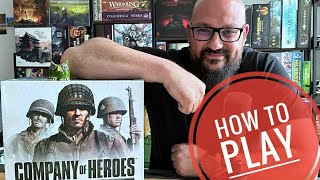 Company of Heroes board game how to play advanced rules [upl. by Vange418]