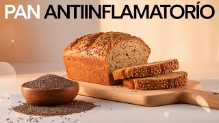 Cómo Hacer Pan Antiinflamatorio de Quinoa y Chía Receta Saludable y Fácil [upl. by Ahseinek]