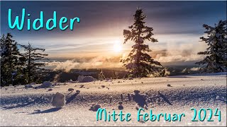 ♈ Widder  Mitte Februar 2024 ♈  Erst Fluch dann Segen [upl. by Idnal]