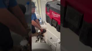 Plumb on 🪠 plumbing rooter draincleaning shortsvideo [upl. by Amalea]