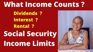 What Income Used For Social Security Earnings Limits [upl. by Assiled334]