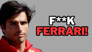 Is Carlos Sainzs SHOCKING Ferrari Exit the BIGGEST F1 Upset Ever [upl. by Veradia]