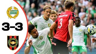 Hammarby Vs IF Brommapojkarna 33 All Goals Results Extended Highlights amp Analysis [upl. by Flemming]