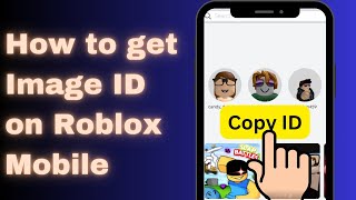 How to Get Image Id In Roblox Ipad Mobile  Copy Roblox Decal Id [upl. by Matias]