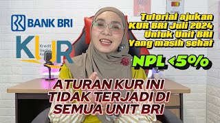 Tutorial Ajukan KUR MIKRO BRI Juli 2024  Untuk BRI Unit yang masih sehat [upl. by Yrffoeg]