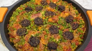 Cómetelo  Arroz con costillas y morcilla de Serón [upl. by Alessig]