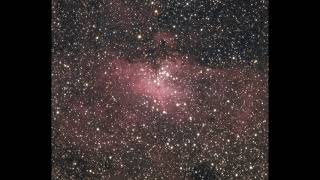 Eagle Nebula M16 Super Zoom Into The Pillars Of Creation Taken With My Telescope [upl. by Norine]