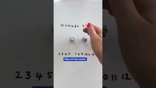 Maths Dice Game mathsgames [upl. by Atikir]