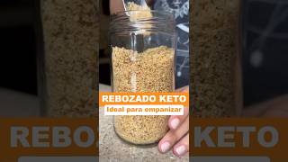 REBOZADO KETO ✨ Ideal para empanizar pollo pescado e incluso vegetales 🥑 ketones [upl. by Maillw]